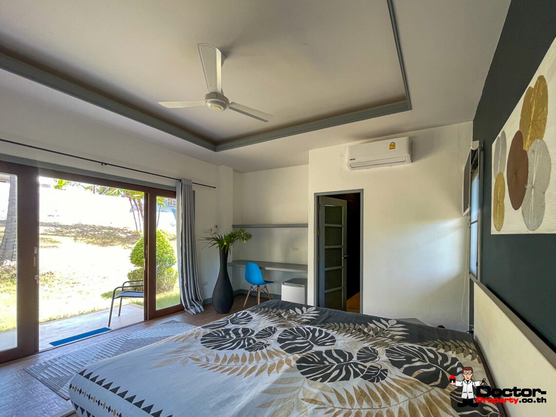 Spacious 5 Bedroom Private Pool Villa with Sea View – Bo Phut, Koh Samui – For Sale